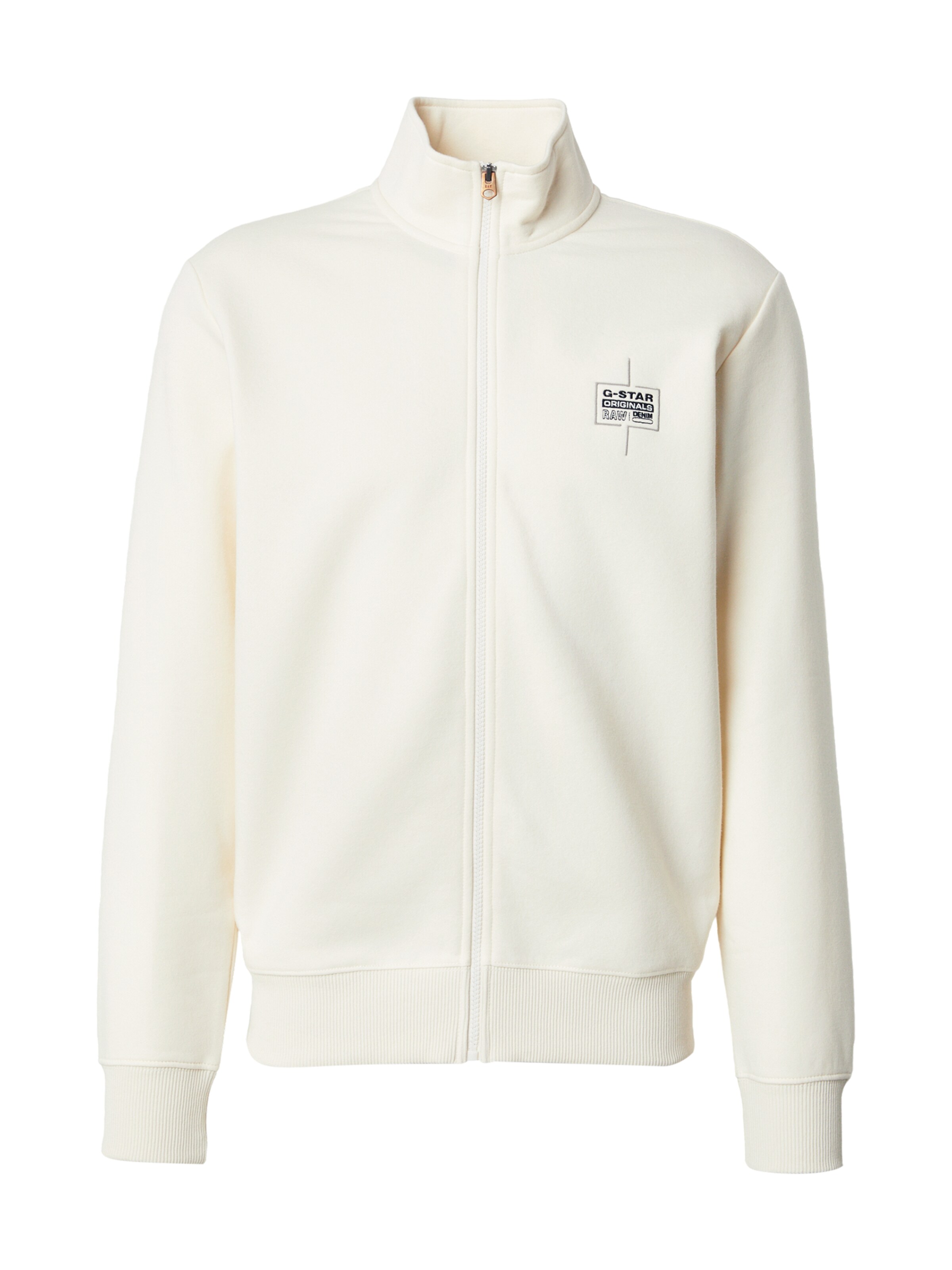 G-STAR Sweatjakke i hvid: forside