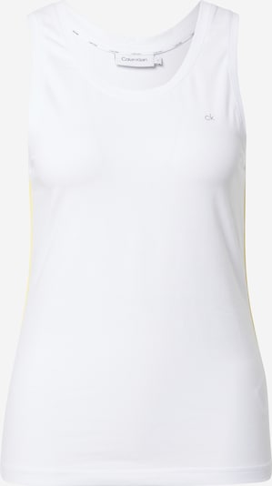 Calvin Klein Top 'PIPING' | rumena / bela barva, Prikaz izdelka