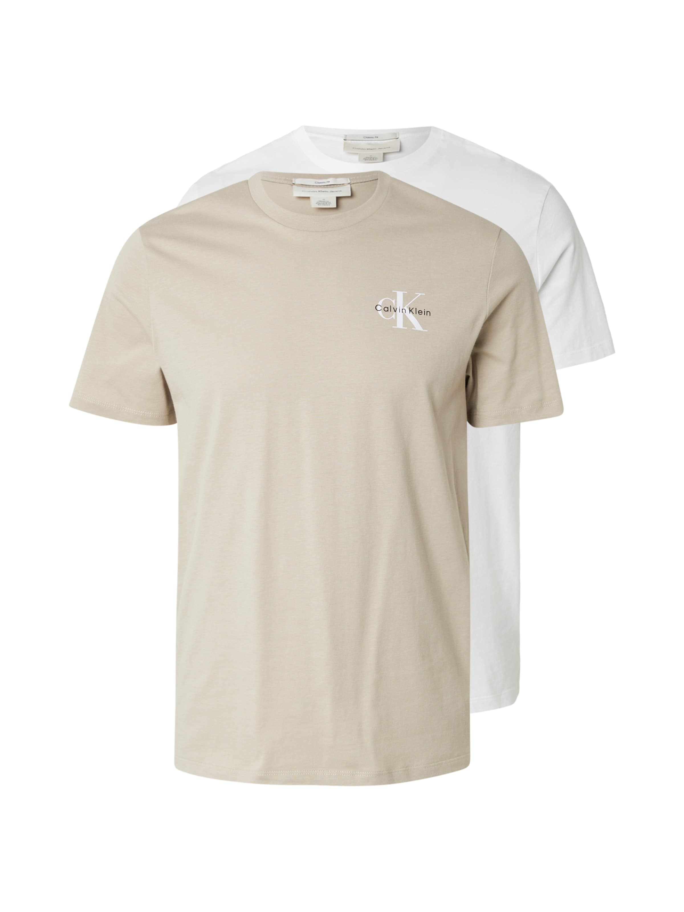 T-Shirt Calvin Klein Jeans en gris : devant