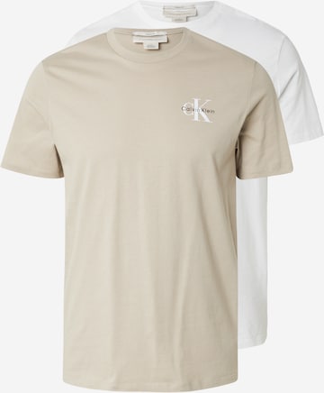 T-Shirt Calvin Klein Jeans en gris : devant