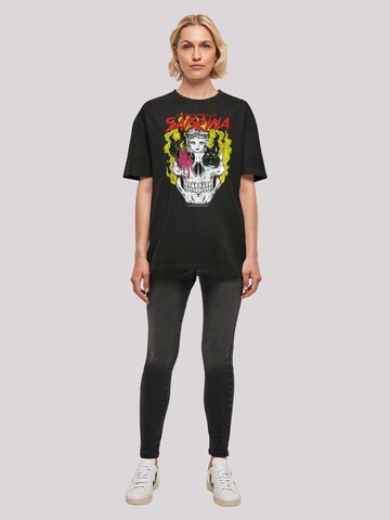 F4NT4STIC Shirt 'Adventures Of Sabrina Boys Skull' in Black