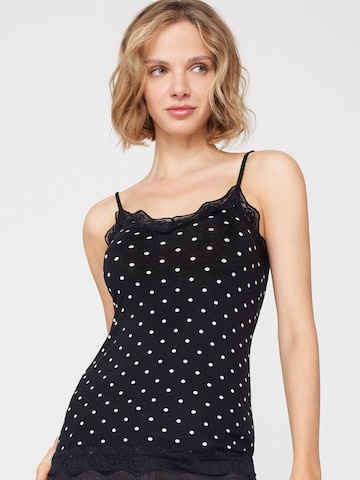 Tezenis Top in Black: front