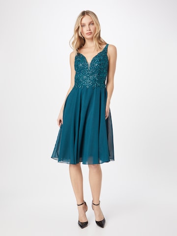 mascara Cocktail dress in Blue: front