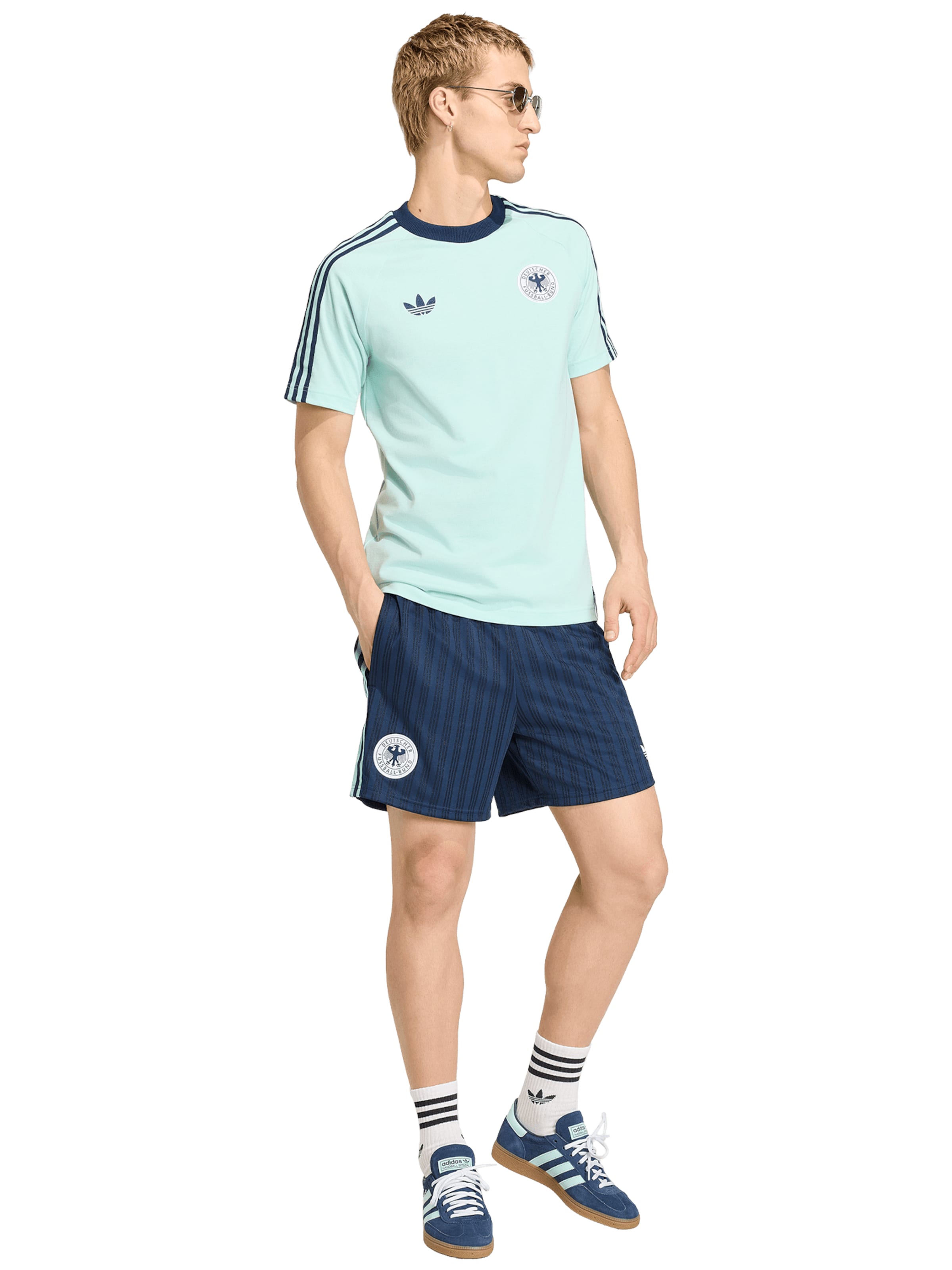 mėlyna ADIDAS PERFORMANCE Sportiniai marškinėliai