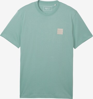 T-Shirt TOM TAILOR DENIM en vert : devant