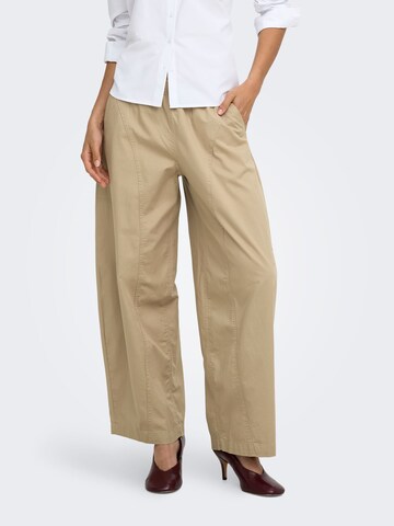 Barrel Pantaloni 'JDYSima' di JDY in beige: frontale