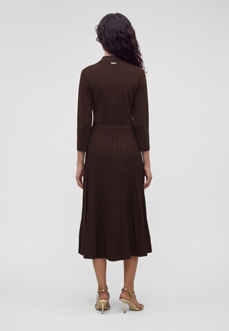 MICHAEL Michael Kors - Vestido de malha em castanho: atrás