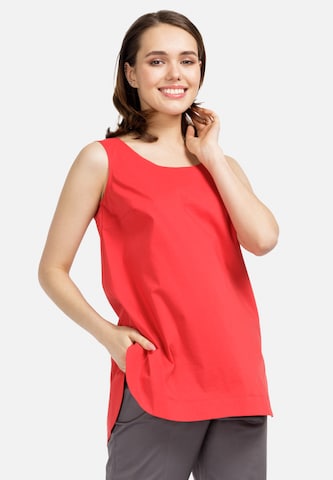 HELMIDGE Top in Red: front