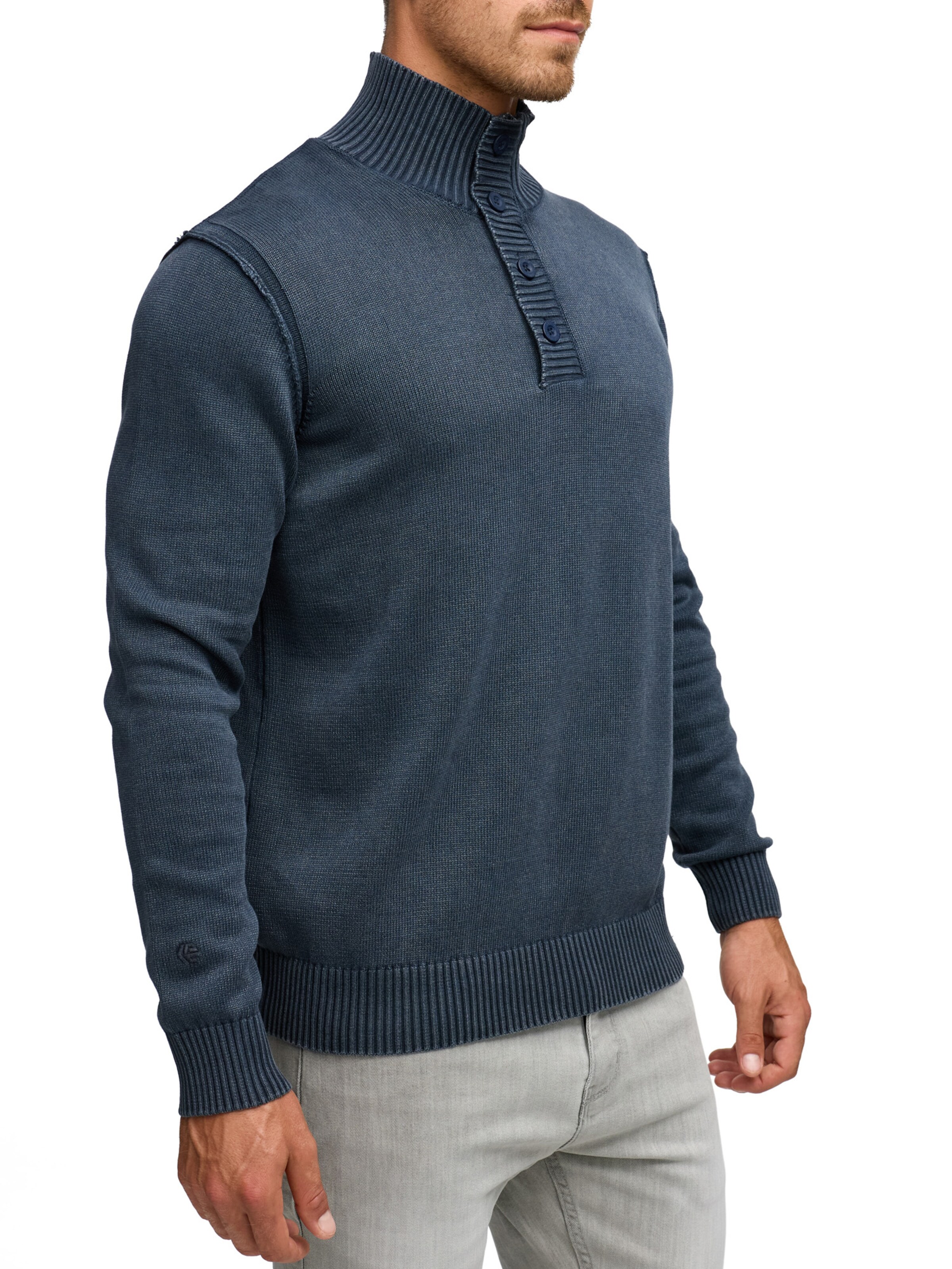 INDICODE JEANS Sweater in Blue