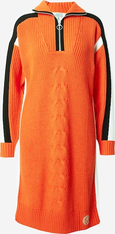 Sportalm Kitzbühel - Vestido de punto 'Rochester' en naranja: frente