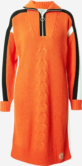 Sportalm Kitzbühel Pletena haljina 'Rochester' u narančasta / crna / bijela, Pregled proizvoda