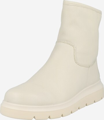 ECCO Ankle Boots in Beige: front