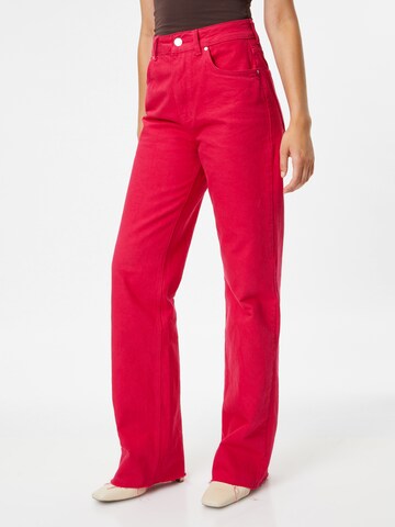 Wide leg Jeans 'DANICA' de la LTB pe roșu: față