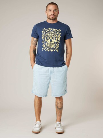 Loosefit Pantalon chino 'Motchy' Deeluxe en bleu