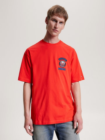 T-Shirt TOMMY HILFIGER en orange : devant