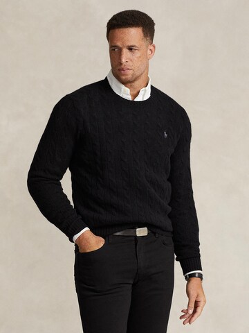 Pullover di Polo Ralph Lauren Big & Tall in nero: frontale