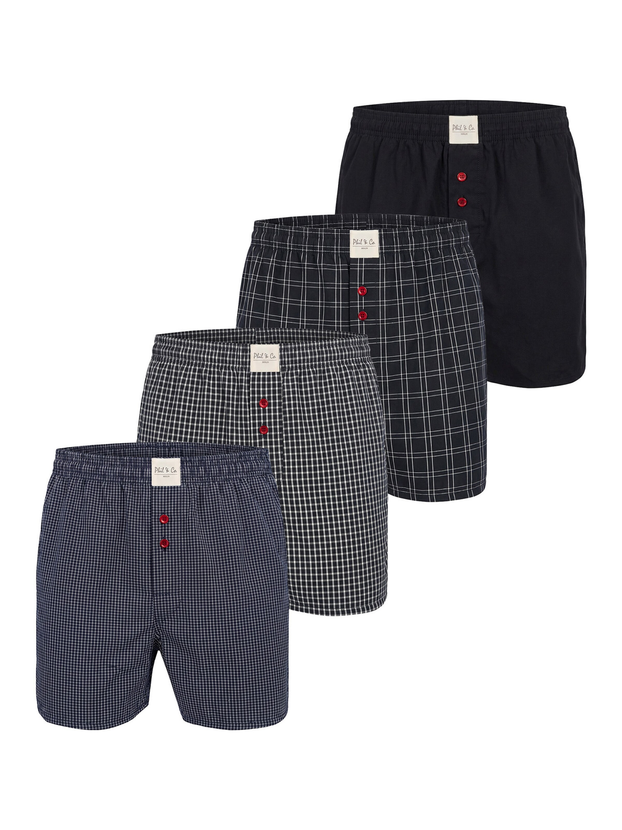 Boxers ' Combo ' Phil & Co. Berlin en bleu : devant
