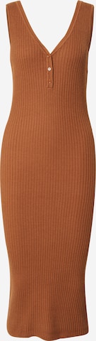 sessun - Vestido de punto 'IKARIA' en marrón: frente