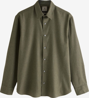 Coupe regular Chemise Next en vert : devant