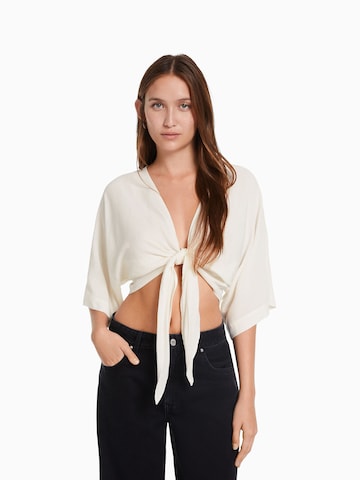 Bershka Bluse i beige: forside