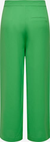 JDY Wide leg Trousers 'VINCENT' in Green