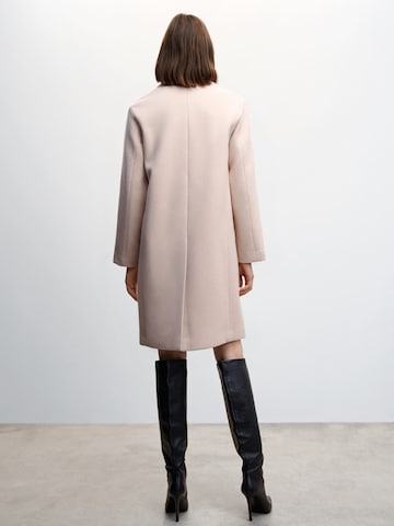 MANGO Přechodný kabát – pink