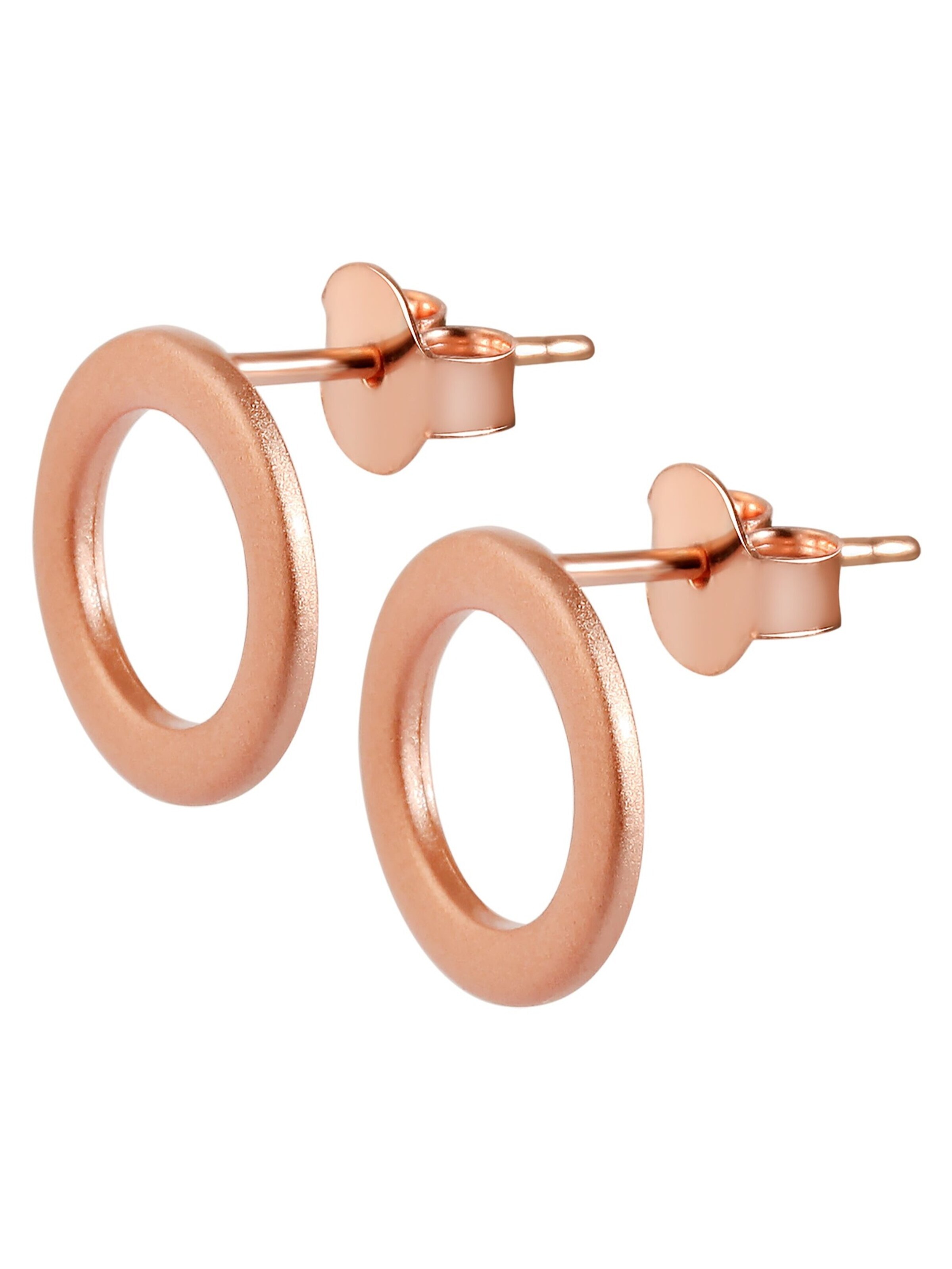 Akzent Earrings '"Ronda" aus 925 Sterlingsilber, rhodiniert, langlebig' in Gold