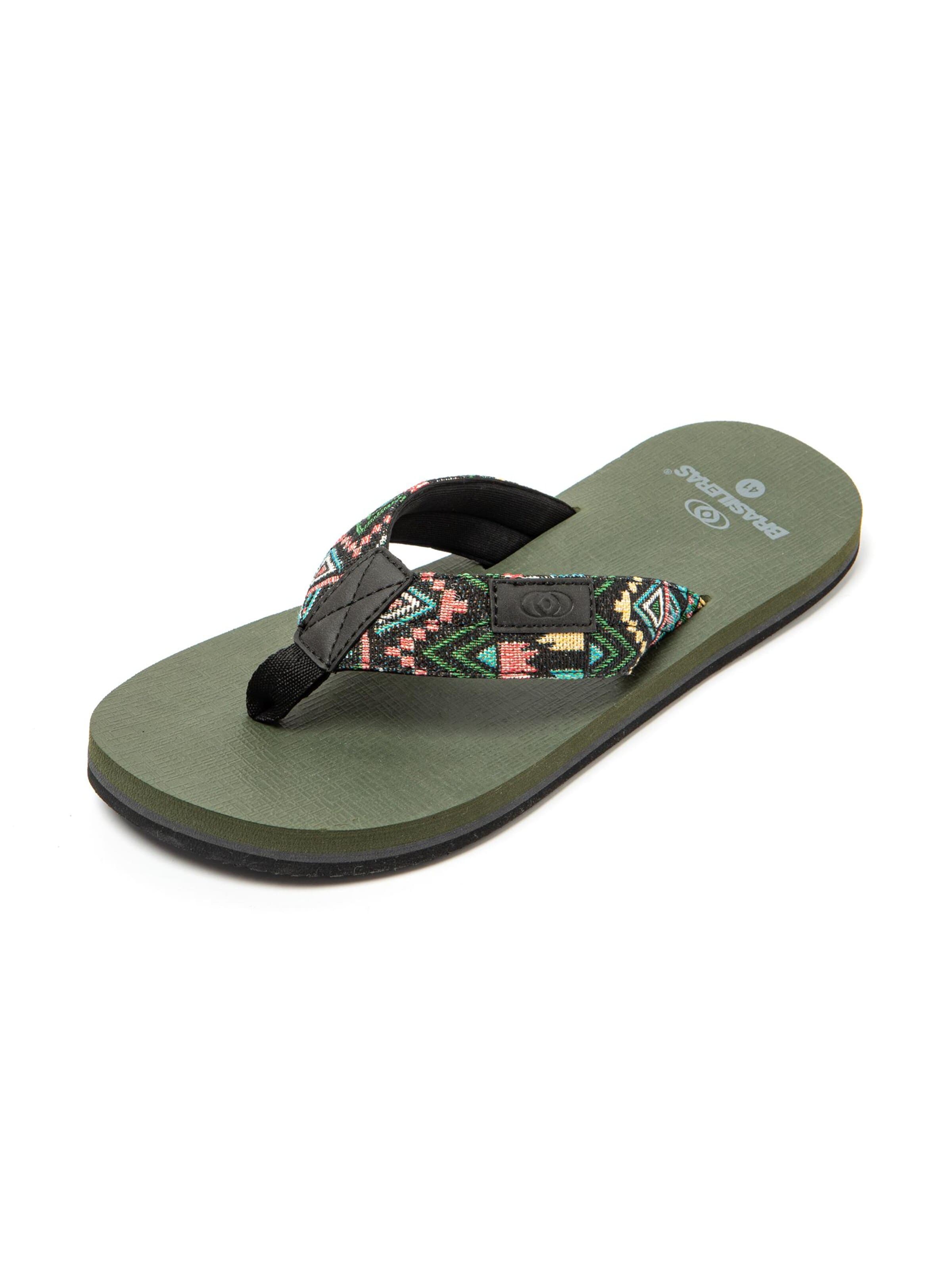 Brasileras - Sapato de praia/banho 'Azteca' em verde