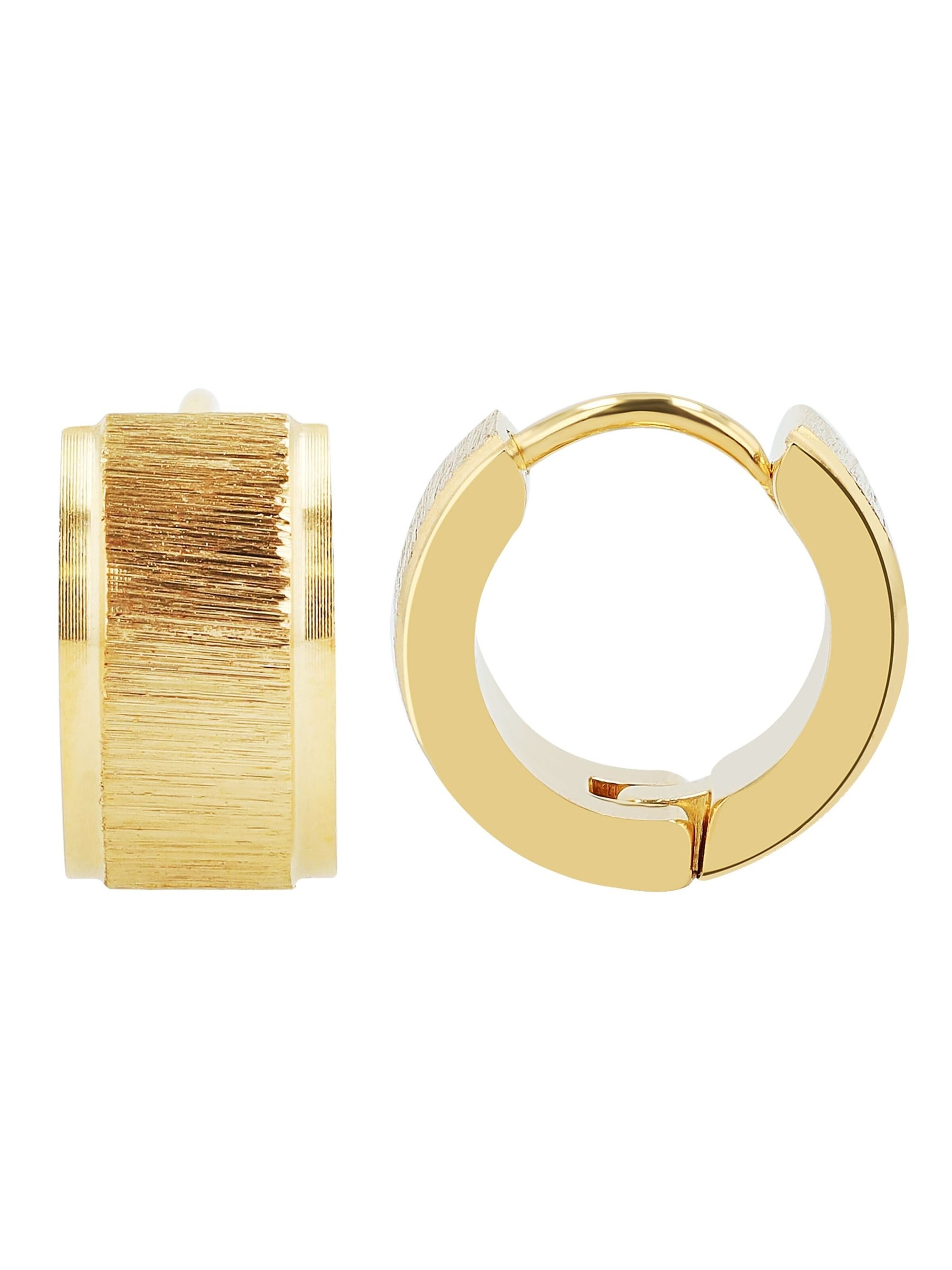 Akzent Earrings 'Mattheo, langlebig' in Gold: front