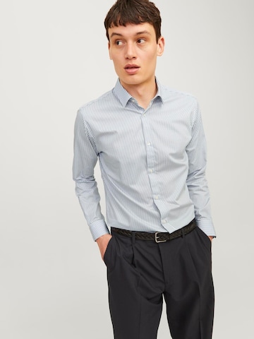 JACK & JONES Slim Fit Skjorte 'JJJoe' i blå