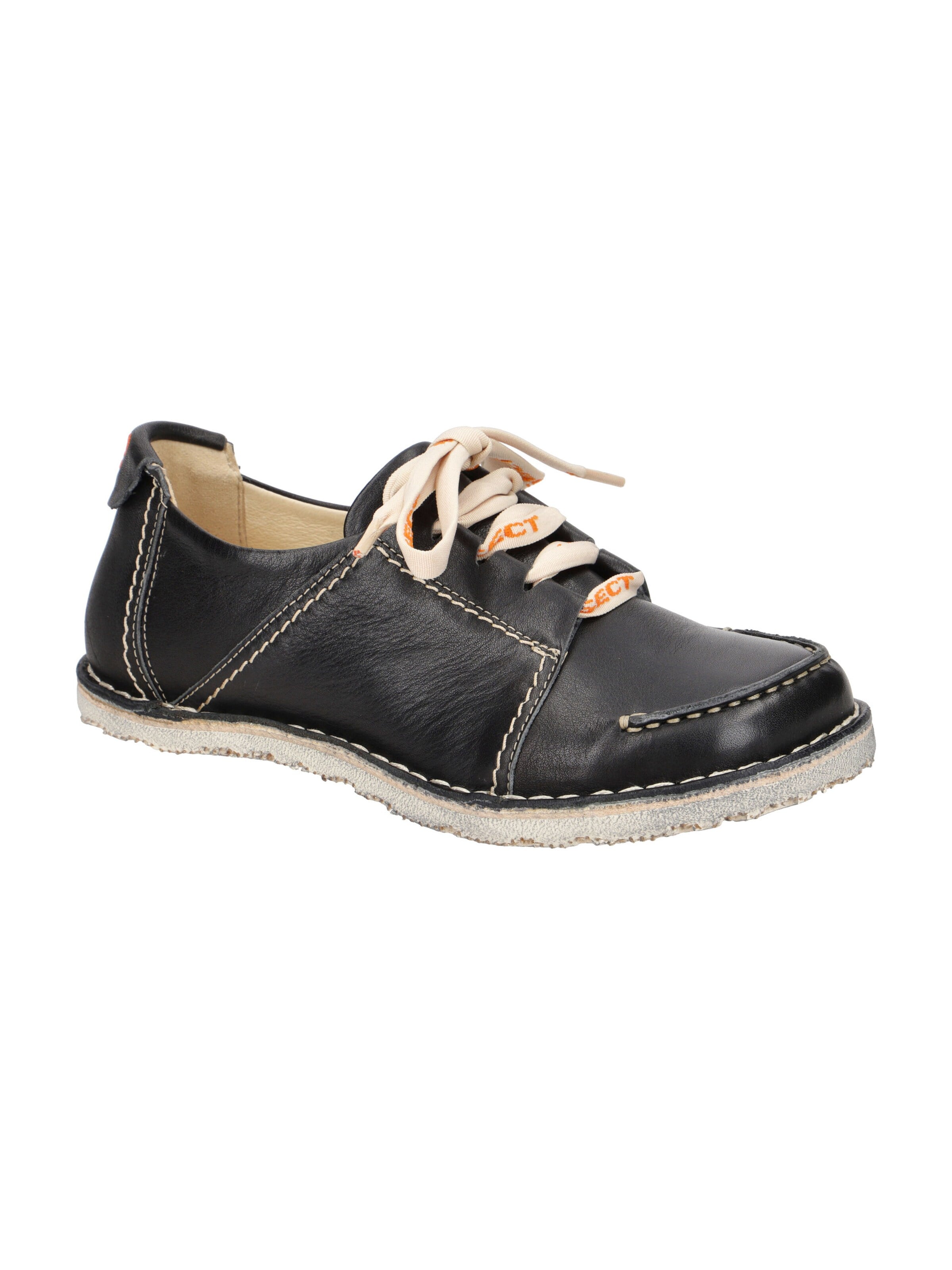 EJECT Lace-Up Shoes in Black: front