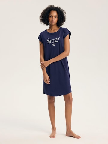 Henderson Nachthemd 'Gaela'‌‌‌‌‌‌‌‌‌ in Blau: Vorderseite