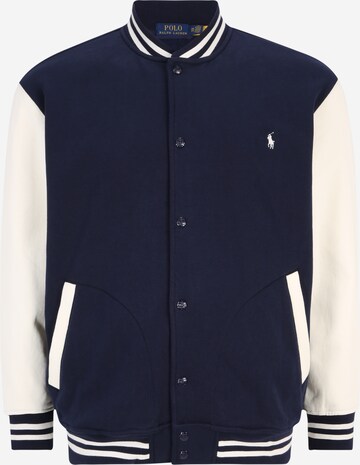 Polo Ralph Lauren Big & Tall Between-Season Jacket in Blue: front