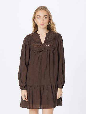 Robe 'LUISA' Pepe Jeans en marron : devant