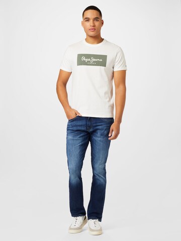 Pepe Jeans T-Shirt 'AARON' in Weiß