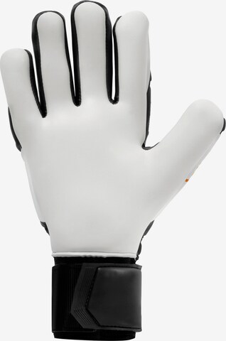 UHLSPORT Athletic Gloves in Black