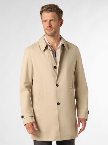 bugatti Between-Seasons Coat in Beige: front