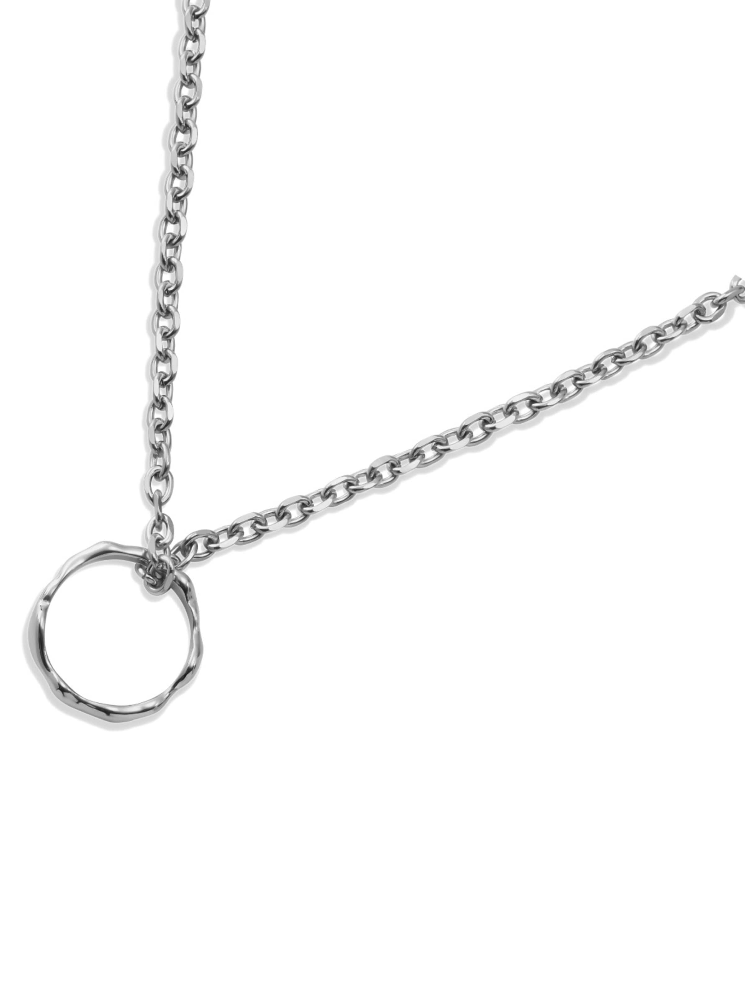 Sidegren Necklace 'Molten' in Silver