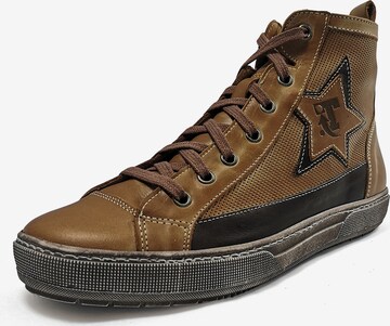 TIGGERS High-Top Sneakers in Brown: front