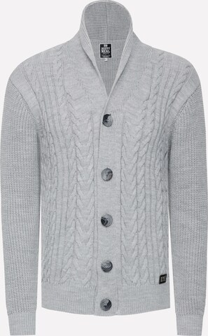 Rusty Neal Knit Cardigan in Grey: front