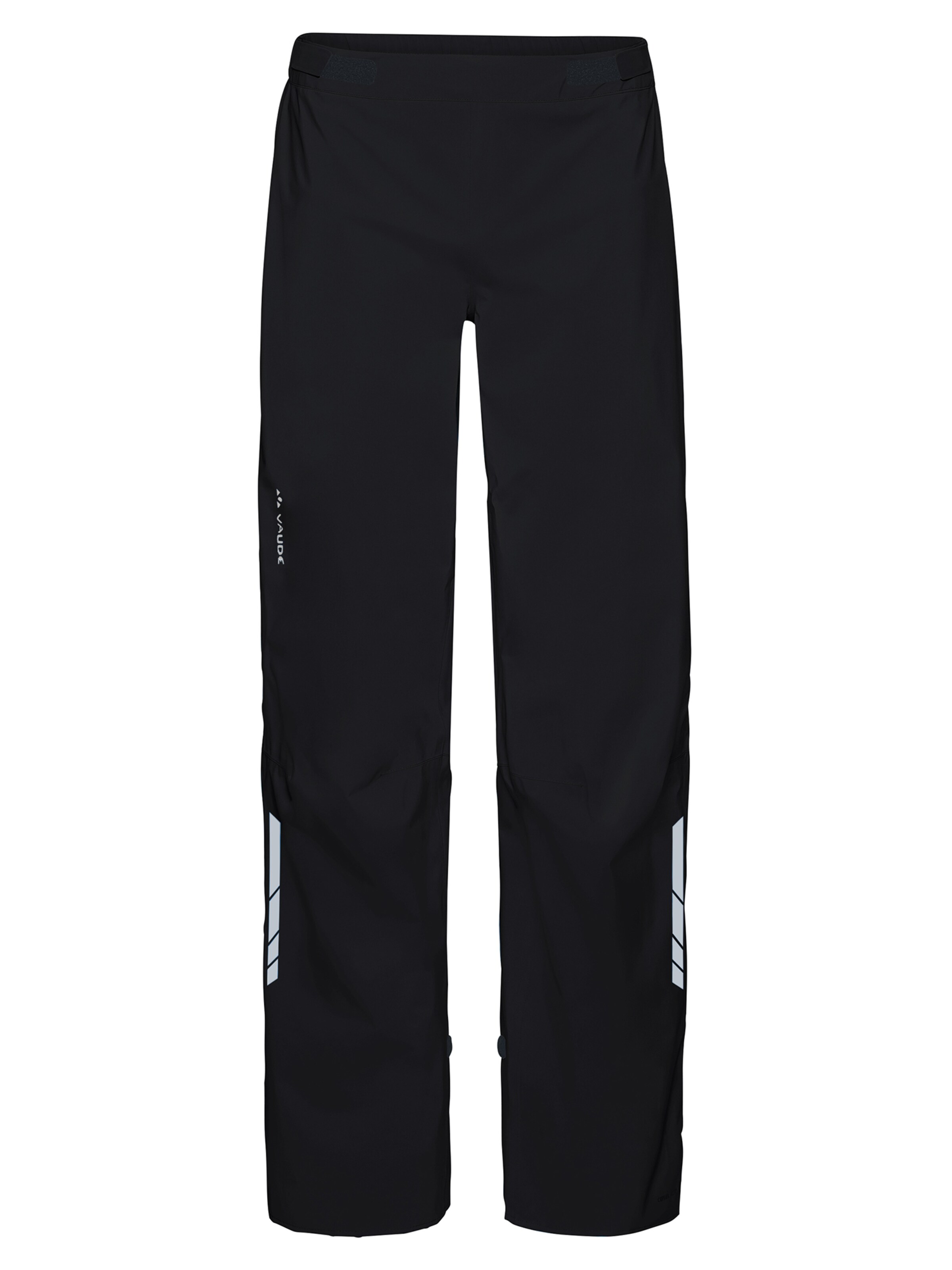 VAUDE Regular Hose 'Moab Rain P' in Schwarz: Vorderseite
