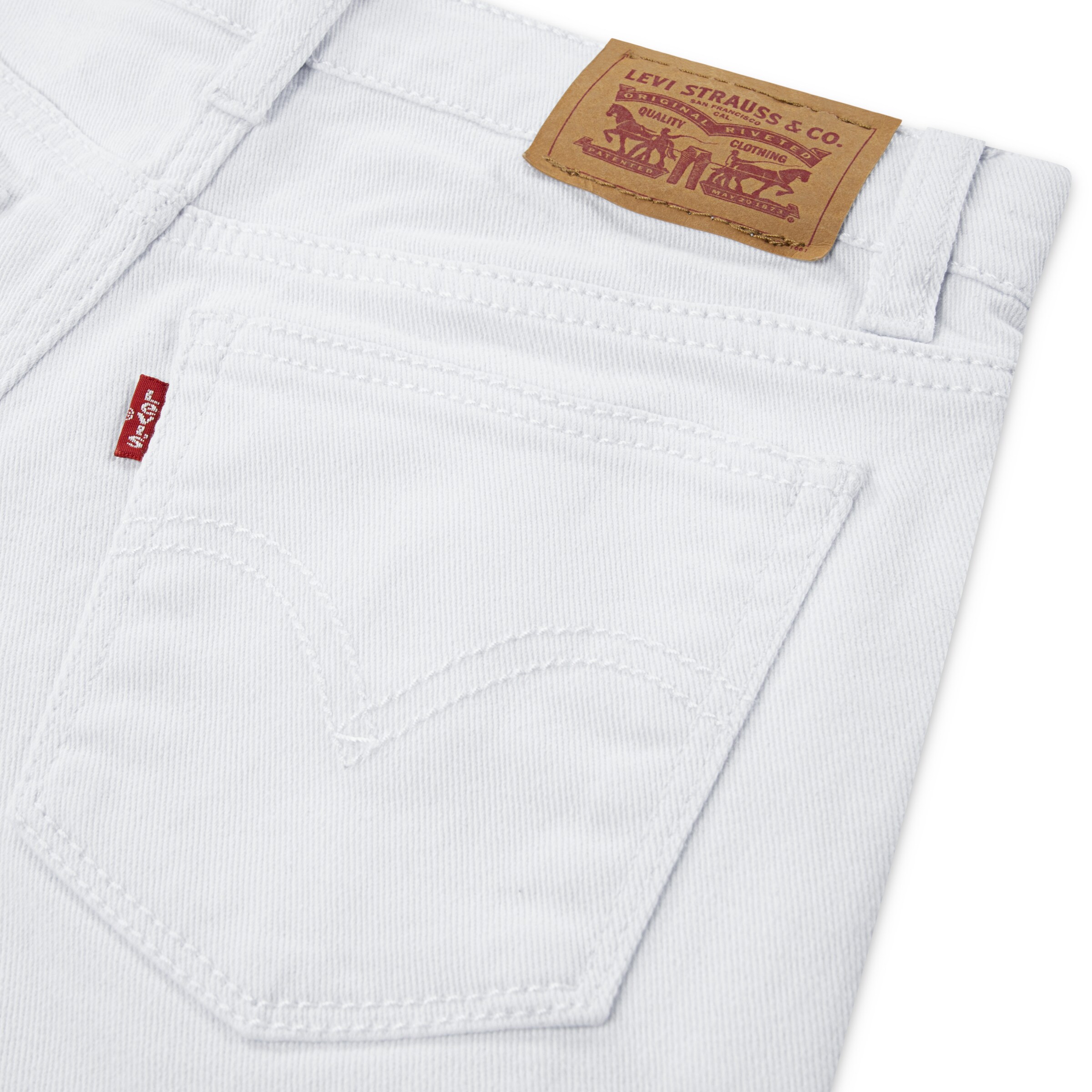 Levi's Kids Wide Leg Jeans in Weiß