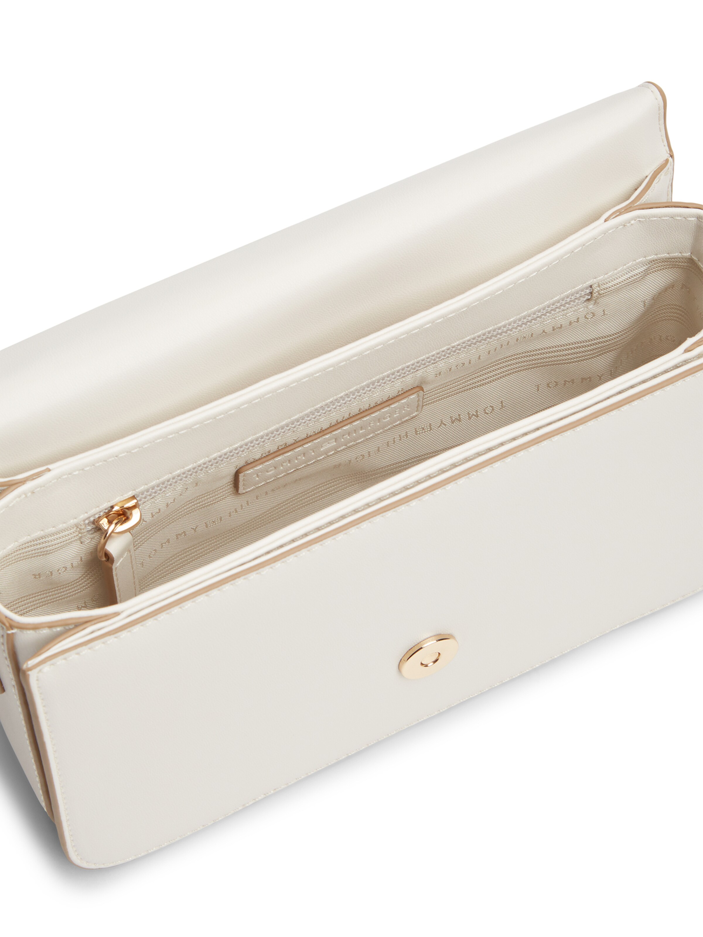 Geantă de umăr de la TOMMY HILFIGER pe bej