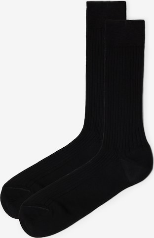 IUMAN Intimissimi Uomo Socken in Schwarz: Vorderseite