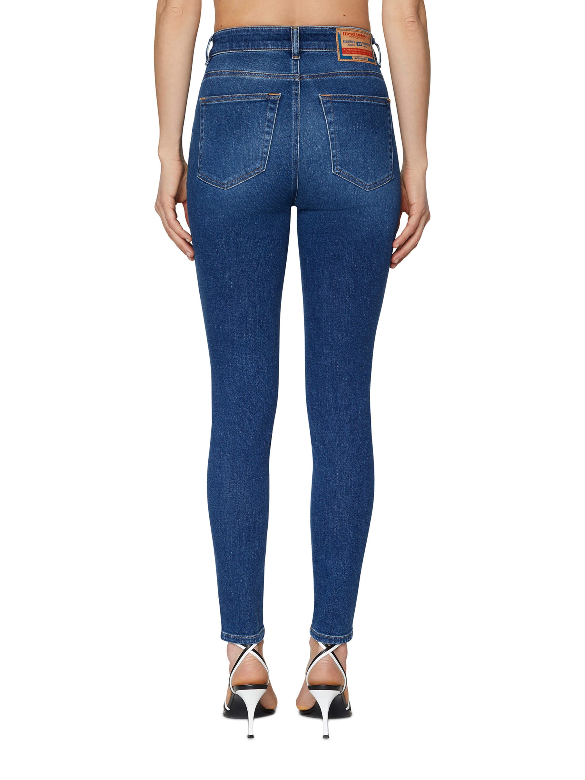 DIESEL Skinny Jeansy '1984 SLANDY-HIGH' w kolorze niebieski