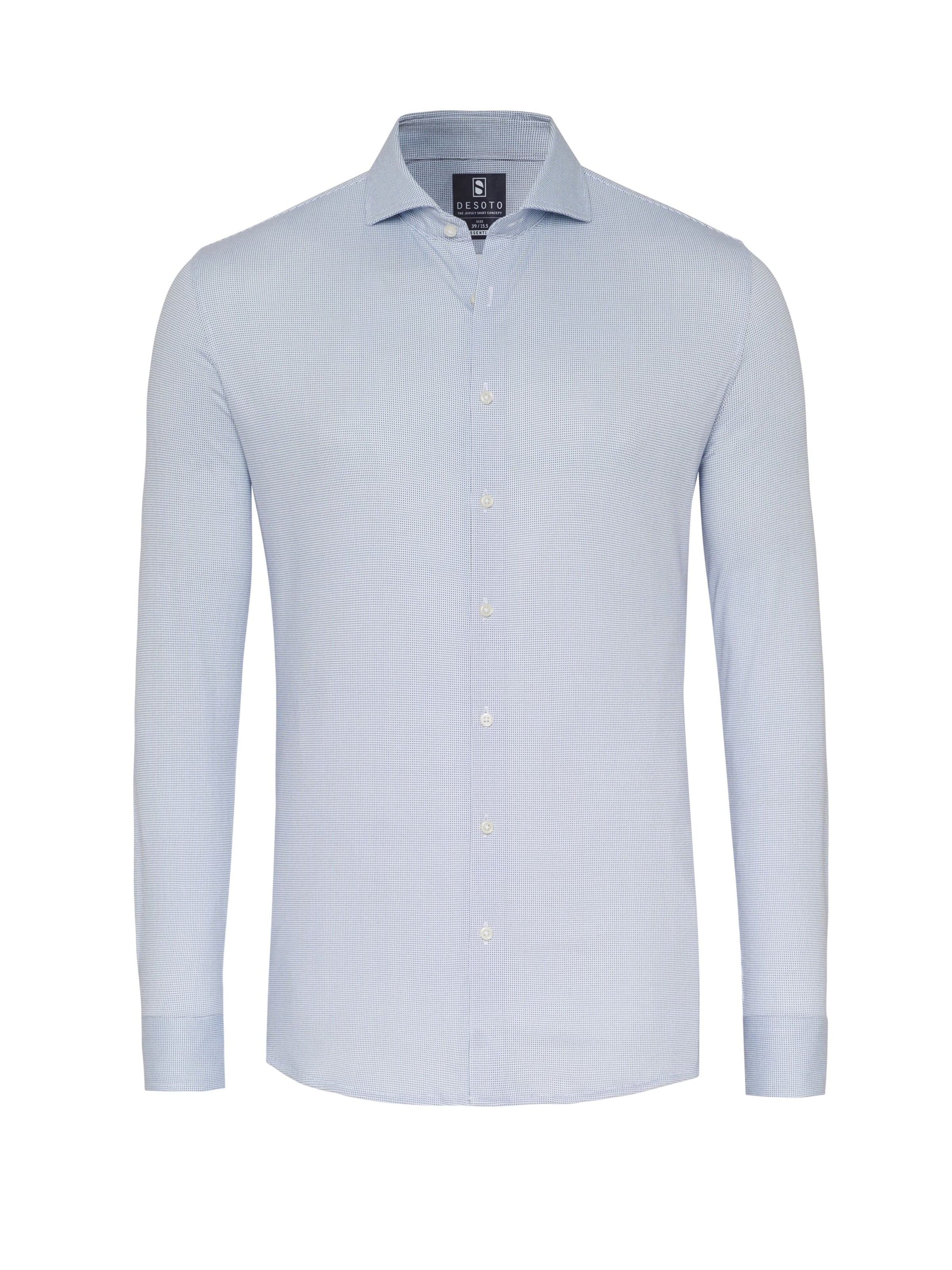 DESOTO Jerseyhemd in Blau: Vorderseite