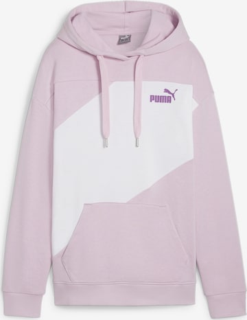 PUMA Sweatshirt 'POWER' in Purple: front