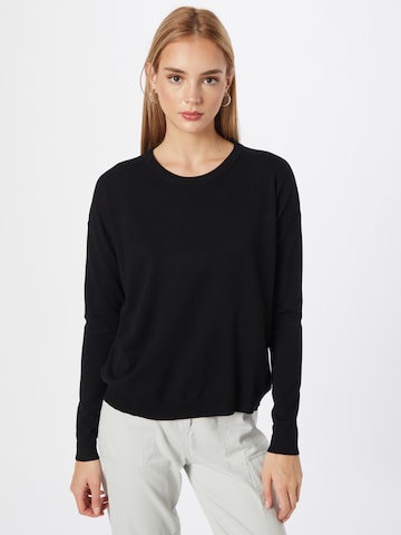 Pull-over 'Elne' minus en noir : devant