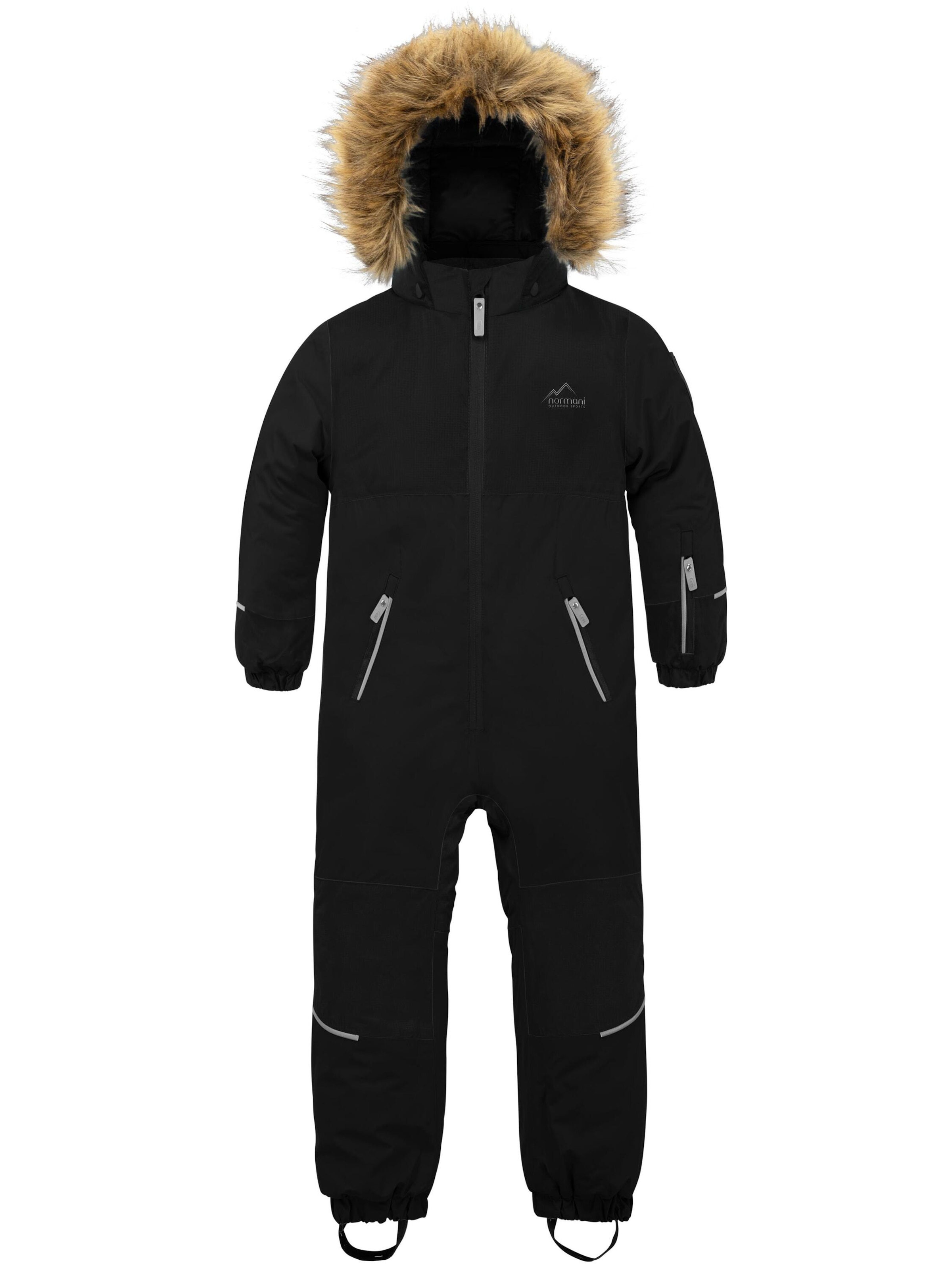 normani Funktionsanzug 'Kular' in Schwarz: Vorderseite