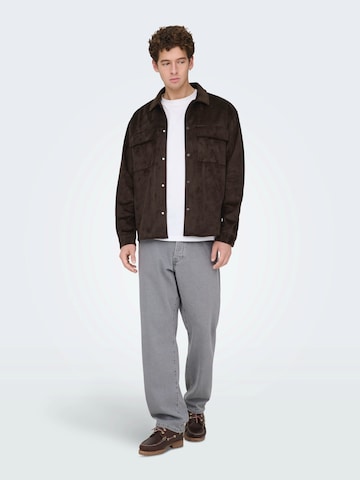 Only & Sons - regular Vaquero 'ONSEDGE' en gris